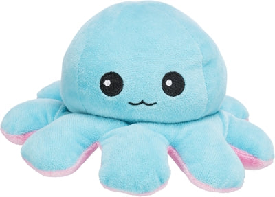 Trixie Octopus Omkeerbaar Pluche Grijs / Geel 19 Cm