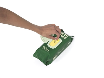 Earth Rated Dog Wipes Geurloos Composteerbaar 20,5X20,5 Cm 100 St