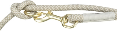 Trixie Soft Rope Hondenriem Verstelbaar Grijs / Lichtgrijs 200X1 Cm