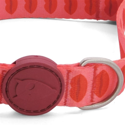 Morso Halsband Gerecycled Lipstick Roze 30-42X1,5 Cm