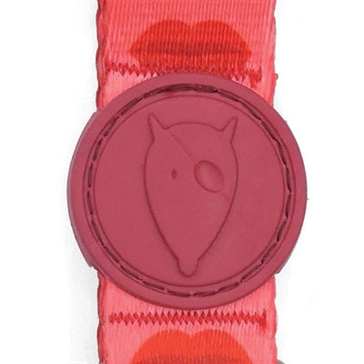 Morso Halsband Gerecycled Lipstick Roze 30-42X1,5 Cm