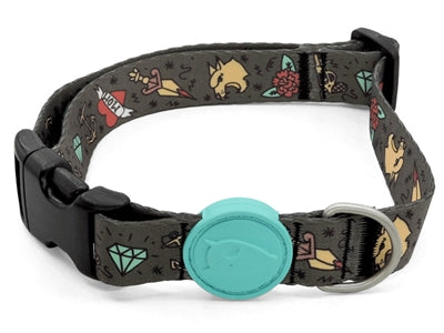 Morso Halsband Hond Gerecycled Ink Tank Groen 30-42X1,5 Cm