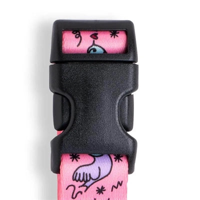 Morso Halsband Hond Gerecycled Sweet Tweet Roze 30-42X1,5 Cm