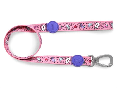 Morso Hondenriem Gerecycled Sweet Tweet Roze 120X1,5 Cm Tot 6 Kg