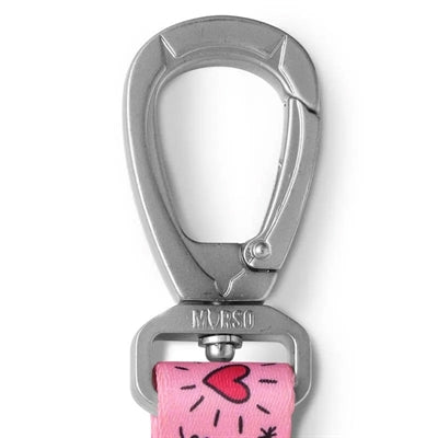 Morso Hondenriem Gerecycled Sweet Tweet Roze 120X1,5 Cm Tot 6 Kg