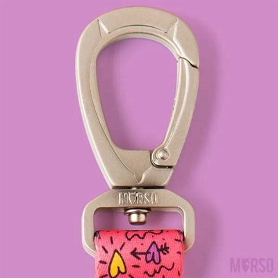Morso Hondenriem Gerecycled Pink Think Roze 120X1,5 Cm 6-20 Kg