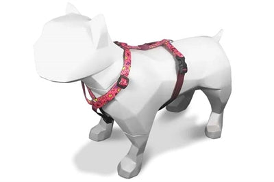 Morso Hondentuig H-Tuig Gerecycled Pink Think Roze 40-55X1,5 Cm