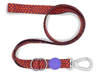 Morso Hondenriem Verstelbaar Gerecycled Urban Lizard Rood 75-230X1,5 Cm 4-20 Kg