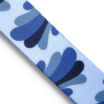 Morso Halsband Hond Gerecycled Splash Blauw 30-42X1,5 Cm