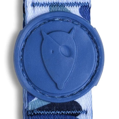 Morso Halsband Hond Gerecycled Splash Blauw 30-42X1,5 Cm
