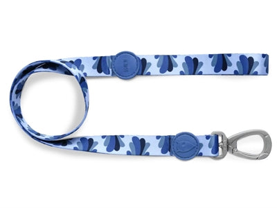 Morso Hondenriem Gerecycled Splash Blauw 120X1,5 Cm 6-20 Kg
