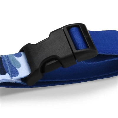 Morso Hondentuig H-Tuig Gerecycled Splash Blauw 70-100X2,5 Cm