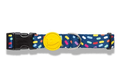 Morso Halsband Hond Gerecycled Color Invaders Paars 30-42X1,5 Cm