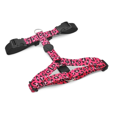 Morso Hondentuig H-Tuig Gerecycled Bubble Leo Roze 40-55X1,5 Cm
