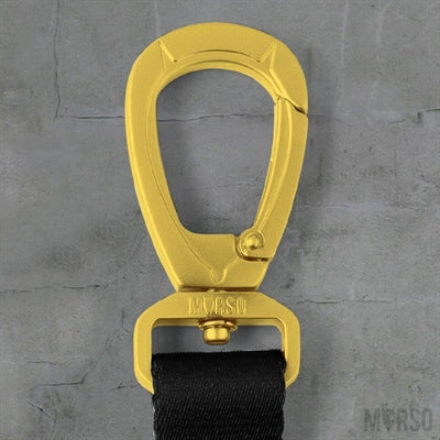 Morso Hondenriem Gerecycled Gold Caviar Goud 120X1,5 Cm Tot 6 Kg