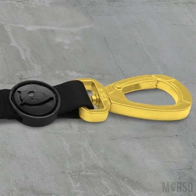 Morso Hondenriem Verstelbaar Gerecycled Gold Caviar Goud 75-230X1,5 Cm 4-20 Kg