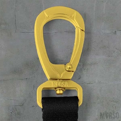Morso Hondenriem Verstelbaar Gerecycled Gold Caviar Goud 75-230X1,5 Cm 4-20 Kg