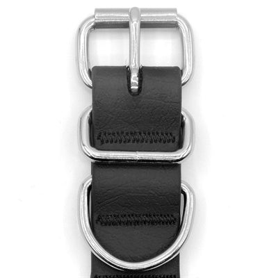 Morso Halsband Hond Waterproof Gerecycled Black Zwart 23-31X1,5 Cm