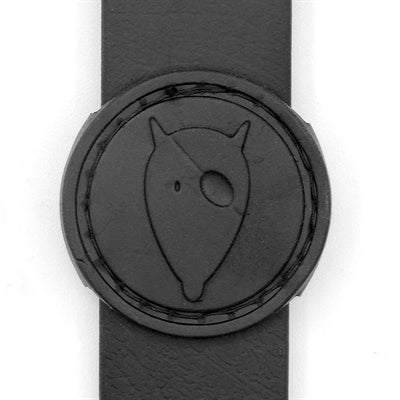 Morso Halsband Hond Waterproof Gerecycled Black Zwart 23-31X1,5 Cm