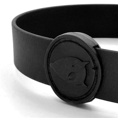 Morso Halsband Hond Waterproof Gerecycled Black Zwart 23-31X1,5 Cm