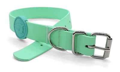 Morso Halsband Hond Waterproof Gerecycled Carribean Green Groen 47-55X2,5 Cm