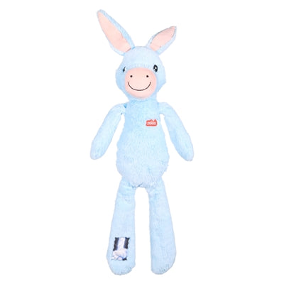 Zolux Furry Farm Ezel Hassan Pluche Met Touw Blauw 69X23X9,5 Cm