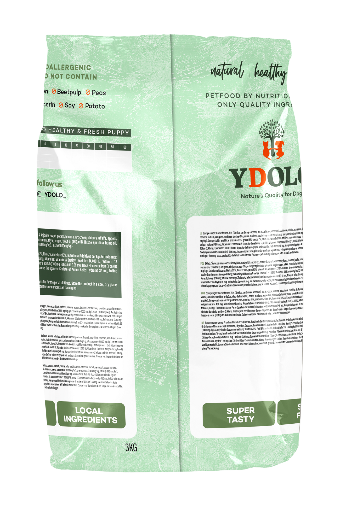 YDOLO Healthy & Pure Duck 2,5 KG (PRE-ORDER)