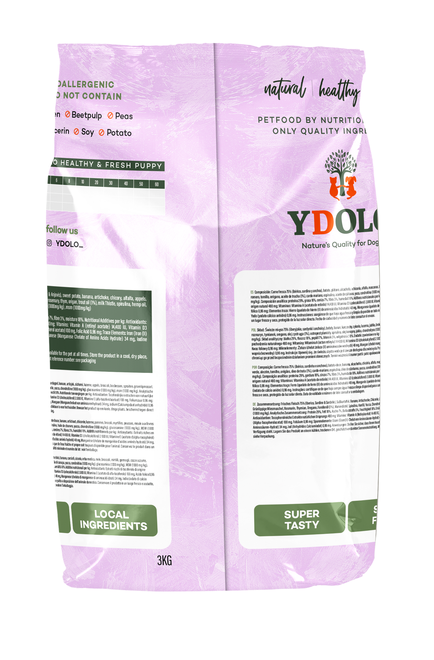 YDOLO Healthy & Pure Puppy 2,5 KG (PRE-ORDER)